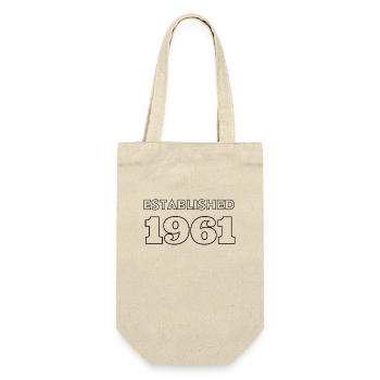 Established 1961 - Gift Bag for Bottles - nature - Front