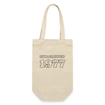 Established 1977 - Gift Bag for Bottles - nature - Front