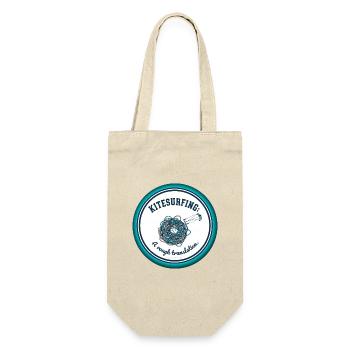 1_6 - Gift Bag for Bottles - nature - Front