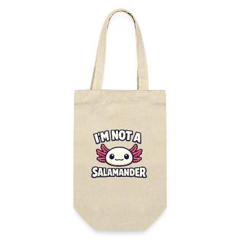 I'm not a salamander - Axolotl - Geschenkbeutel für Flaschen - Natur - Vorne