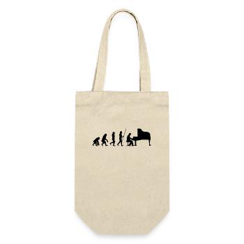 Piano Music Instrument - Gift Bag for Bottles - nature - Front