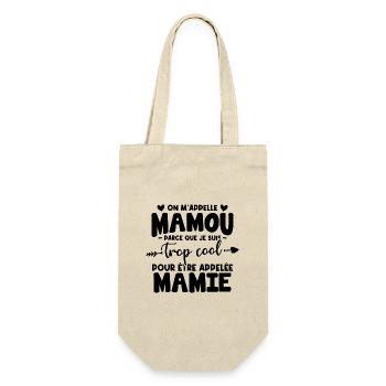 On m'appelle Mamou parce que je suis trop cool - Sac à bouteille - nature - Devant