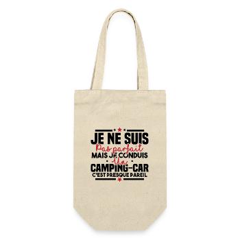Pas parfait mais je conduis un camping car - Sac à bouteille - nature - Devant