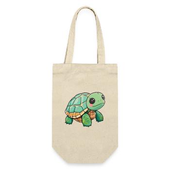 Totally cute turtle - Gift Bag for Bottles - nature - Front