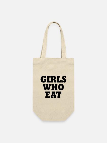 Girls who eat - Gift Bag for Bottles - nature