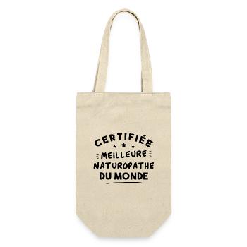 Certified best naturopath in the world - Gift Bag for Bottles - nature - Front