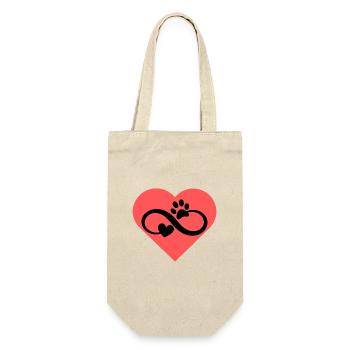 Dog Love Dog Dogs Animal Love Dogs - Gift Bag for Bottles - nature - Front