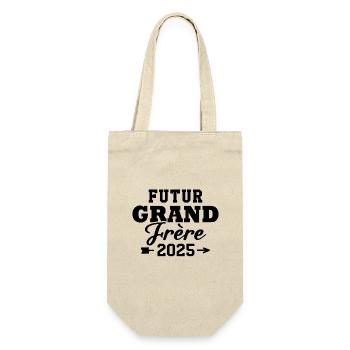 Futur Grand Frère 2025 - Sac à bouteille - nature - Devant