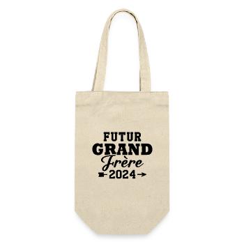 Futur Grand Frère 2024 - Sac à bouteille - nature - Devant