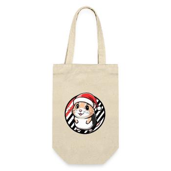 Noël Hamster Noël - Sac à bouteille - nature - Devant