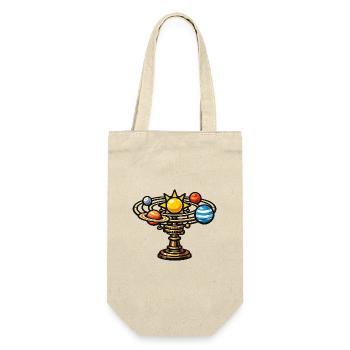 Solar orbital on bronze stem - Gift Bag for Bottles - nature - Front