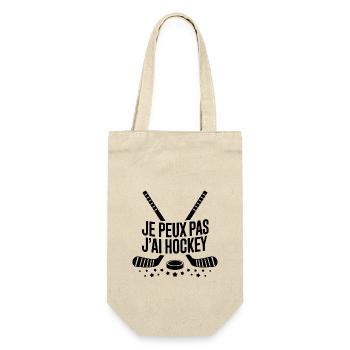 Je peux pas j aiHockey - Sac à bouteille - nature - Devant