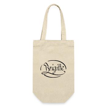 Brigitte - Gift Bag for Bottles - nature - Front