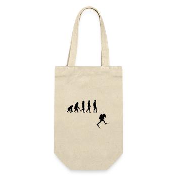Evolution Freitauchen Freitauchen Plongée - Geschenkbeutel für Flaschen - Natur - Vorne