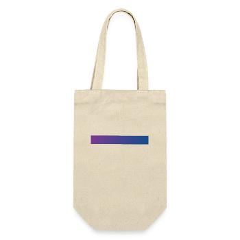 Gradient Purple & Blue - Gift Bag for Bottles - nature - Front