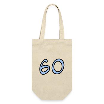 ANNIVERSARY. HAPPY BIRTHDAY. HAPPY BIRTHDAY. - Gift Bag for Bottles - nature - Front