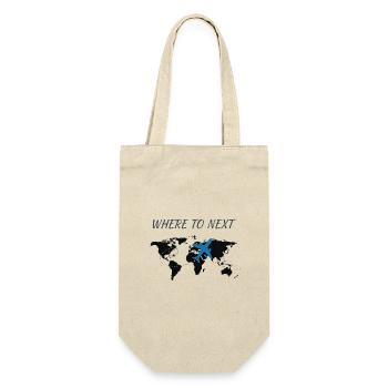 Where to Next Travel Adventures - Gift Bag for Bottles - nature - Front