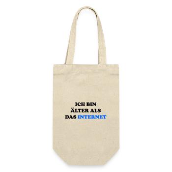 Je suis plus vieux qu’Internet drôle de dire - Sac à bouteille - nature - Devant