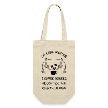 Bird Watching Bird Watching Birding Coffee - Gift Bag for Bottles - nature - Front