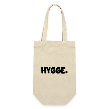 HYGGE - Geschenkbeutel für Flaschen - Natur - Vorne