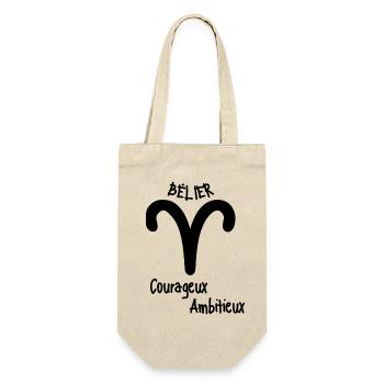 Cadeau pour bélier - Sac à bouteille - nature - Devant