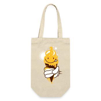 Glace kawaii à la main - Sac à bouteille - nature - Devant
