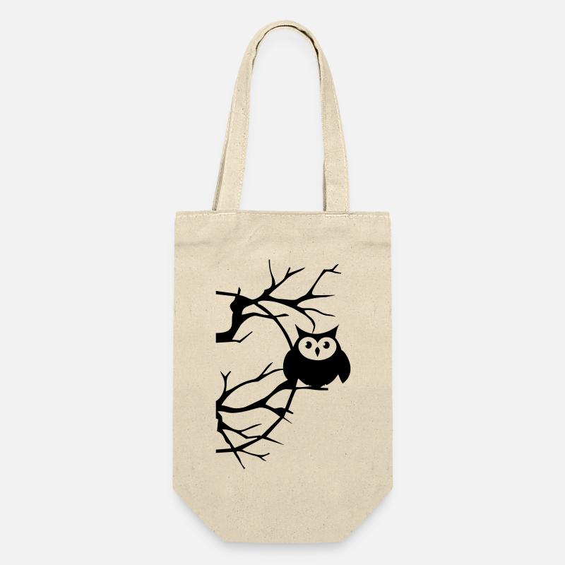 Chouette - Sac à bouteille - nature