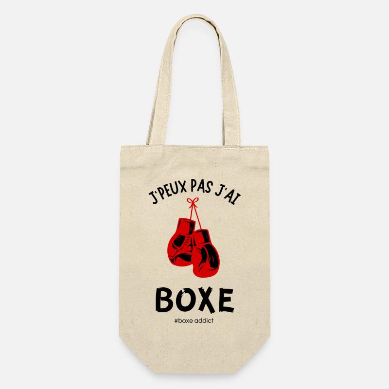 J'peux pas j'ai boxe #boxe addict - Sac à bouteille - nature