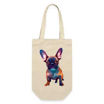 Bulldog dog dog owner dogs dog owner - Gift Bag for Bottles - nature - Front