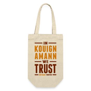 In Kouign amann we trust - Sac à bouteille - nature - Devant