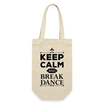 Dancing Dance Music - Geschenkbeutel für Flaschen - Natur - Vorne