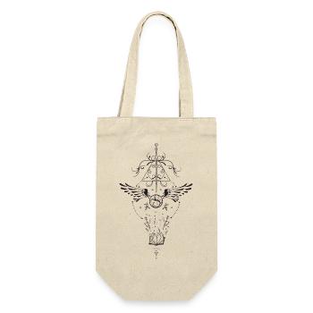 Les Reliques de la Mort réunis en un seul symbole - Sac à bouteille - nature - Devant