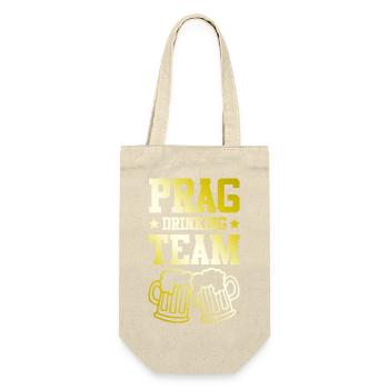 Prague Drinking Team - Gift Bag for Bottles - nature - Front
