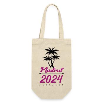 madrid 2024 - Geschenkbeutel für Flaschen - Natur - Vorne