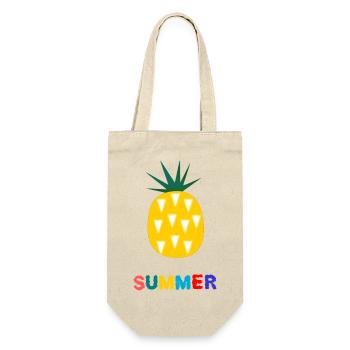 HOLIDAY. HAPPY HOLIDAYS. MISTRESS. MASTER. TEACHER - Gift Bag for Bottles - nature - Front