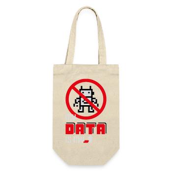 Meine Daten sind meine Daten - Geschenkbeutel für Flaschen - Natur - Vorne