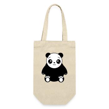 Panda Ours Kawaii Vêtements Animaux Kawaii - Sac à bouteille - nature - Devant