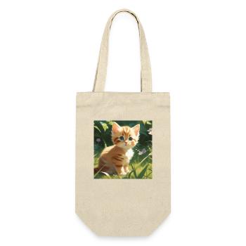 Baby kitten. - Gift Bag for Bottles - nature - Front