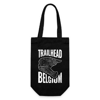 Mountain Bike T-Shirt Trailhead Belgium - Gift Bag for Bottles - black - Front