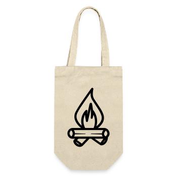Campfire - Gift Bag for Bottles - nature - Front