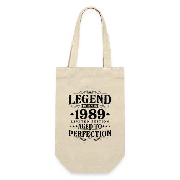 Légende 1989 Vintage Born Vintage Anniversaire - Sac à bouteille - nature - Devant