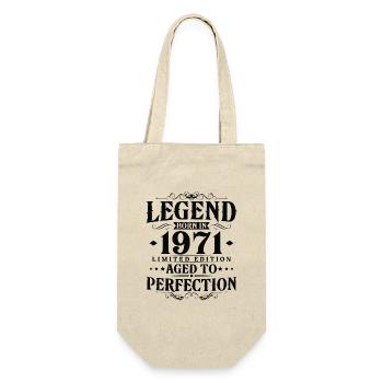 Légende 1971 Vintage Born Vintage Anniversaire - Sac à bouteille - nature - Devant
