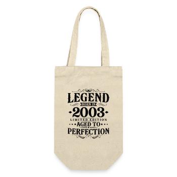 Légende 2003 Vintage Born Vintage Anniversaire - Sac à bouteille - nature - Devant