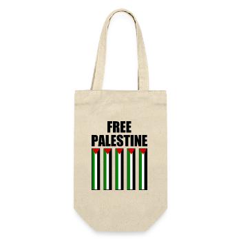 Free palestine - Gift Bag for Bottles - nature - Front