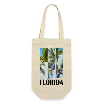 Florida USA Miami America Summer Palm Trees Beach - Gift Bag for Bottles - nature - Front