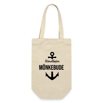 Mönkebude Heimathafen - Geschenkbeutel für Flaschen - Natur - Vorne