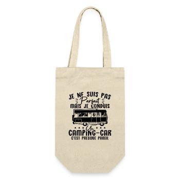 Pas parfait mais je conduis un camping car - Sac à bouteille - nature - Devant