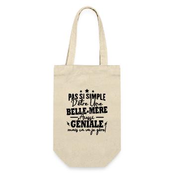 Pas si facile d'être une belle-mère - Sac à bouteille - nature - Devant