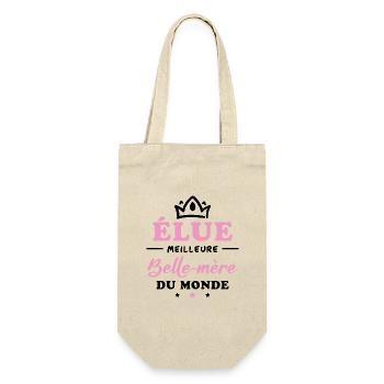 Élue meilleure belle mère du monde - Sac à bouteille - nature - Devant