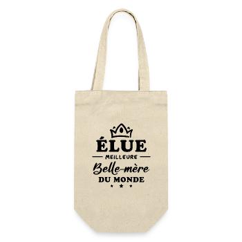 Élue meilleure belle mère du monde - Sac à bouteille - nature - Devant